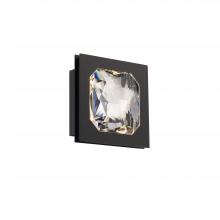 Schonbek Beyond BFM75210-BK - Enchante 10in LED 3000K/3500K/4000K 120V-277V Flush Mount in Black with Clear Optic Crystal