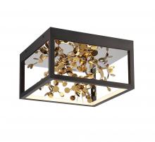 Lib & Co. CA 10109-02 - Terlizzi, Square LED Ceiling Mount, Matte Black