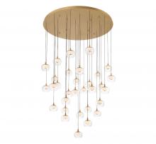 Lib & Co. CA 10215-030 - Manarola, 31 Light LED Grand Chandelier, Painted Antique Brass