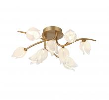 Lib & Co. CA 12084-03 - Belluno, 9 Light LED Ceiling Mount, Champagne Gold