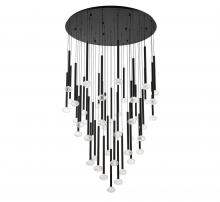 Lib & Co. CA 12112-02 - Soffio, 44 Light Round LED Chandelier, Matte Black