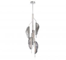 Lib & Co. CA 12116-019 - Savona, 6 Light LED Grand Chandelier, Smoke