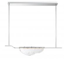 Lib & Co. CA 12117-017 - Savona, 1 Light Linear LED Chandelier, Clear