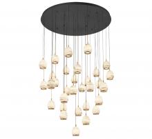 Lib & Co. CA 12139-02 - Lucidata, 31 Light LED Grand Chandelier, Matte Black