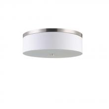 Avista Lighting 208FM03BS-WH - Avista Zen Flush Mount 3-Light White