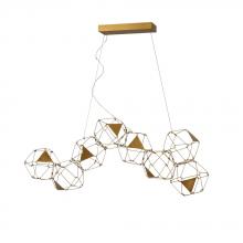 Avista Lighting A1892GD - Avista Cube Chandelier 50" Gold -LED