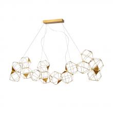 Avista Lighting A1893GD - Avista Cube Chandelier 73" Gold -LED