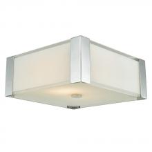 Avista Lighting A2832-7 - Avista Urban Flush Mount Square 2-Light Chrome