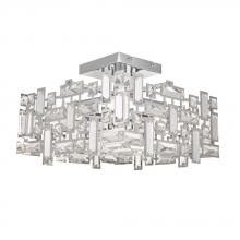 Avista Lighting A3334-7 - Avista Kingsley Semi-Flush Mount Chrome