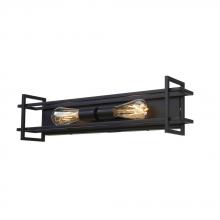 Avista Lighting A4724BK - Avista Korson 24" 2- Light Black Vanity Wall Light