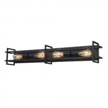 Avista Lighting A4736BK - Avista Korson 36" 4- Light Black Vanity Wall Light