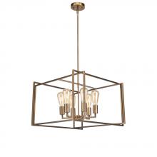 Avista Lighting A4754AB - Avista Korson 21" 6-Light Antique Brass Pendant