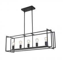 Avista Lighting A4755BK - Avista Korson 39" Linear Black Pendant