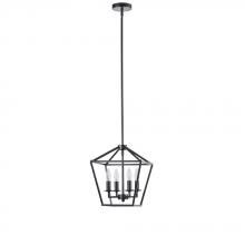 Avista Lighting A4812BK - Avista Stratford Pendent 4-Light Black