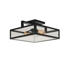 Avista Lighting A5033BK - Avista Parkside 7" 2-Light Semi-Flush mount