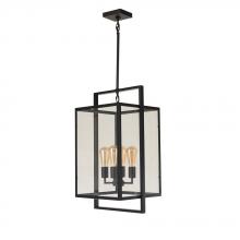 Avista Lighting A5054BK - Avista Parkside 26" 4-Light Black Pendent