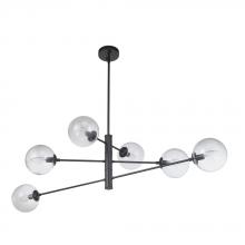 Avista Lighting A5856BK - Avista Boca Chandelier 6-Light Black