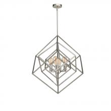 Avista Lighting A5924BN - Avista Geometric 24" Chandelier Brushed Nickel