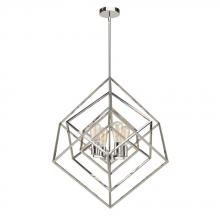 Avista Lighting A5924PN - Avista Geometric 24" Chandelier Polished Nickel