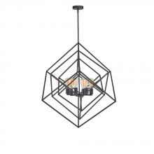 Avista Lighting A5930BK - Avista Geometric 30" Chandelier Black