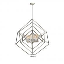 Avista Lighting A5930PN - Avista Geometric 30" Chandelier Polished Nickel