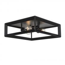 Avista Lighting A7033BK - Avista Metro 16" Flush Mount Black