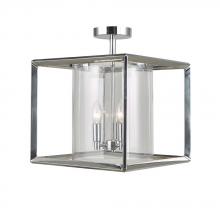 Avista Lighting A7043CH - Avista Metro 21" Semi Flush Mount Chrome