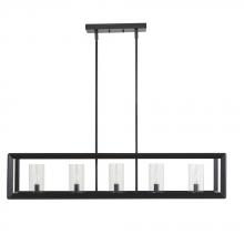 Avista Lighting A7057BK - Avista Metro 41" Linear Chandelier Black