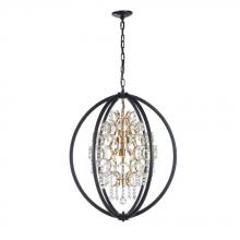 Avista Lighting A7258BKGD - Avista Belair Chandelier 36" Black & Gold