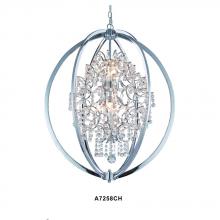 Avista Lighting A7258CH - Avista Belair Chandelier 36" Chrome