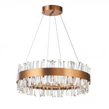 Avista Lighting A7824AB - Avista Geo Chandelier 24" Antique Brass - LED