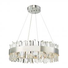 Avista Lighting A7824CH - Avista Geo Chandelier 24" Chrome-LED