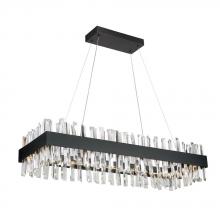 Avista Lighting A7836BK - Avista Geo Chandelier 36" Black - LED