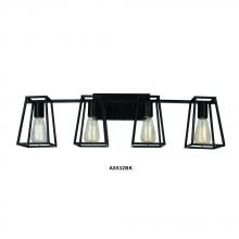 Avista Lighting A8532BK - Avista Dalton Vanity Wall Light 4-Light