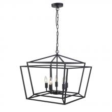 Avista Lighting A8855BK - Avista Clarkson 20" Chandelier Black