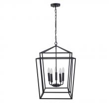 Avista Lighting A8856BK - Avista Clarkson 27" Chandelier Black