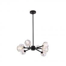 Avista Lighting A8908BK - Avista Hampton Chandelier 8-Light Matte Black