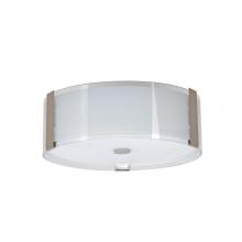 Avista Lighting A98032-11 - Avista Urban Flush Mount 2-Light Brushed Nickel