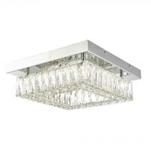 Avista Lighting F1715CH - Avista Gem Flush Mount 15" Square Chrome -LED