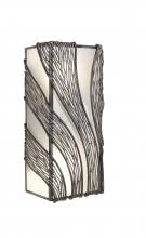 Varaluz 240W02SL - Flow 2-Lt Vertical Sconce - Steel