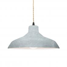 Justice Design Group CER-6263-CONC-MBLK-BEIG-TWST - Medium Loft 1-Light Pendant