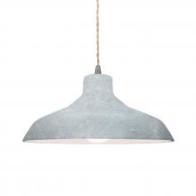 Justice Design Group CER-6263-CONC-NCKL-BEIG-TWST - Medium Loft 1-Light Pendant