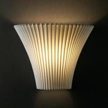 Justice Design Group POR-8811-SAWT-LED-1000 - Large Round Flared Wall Sconce