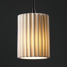 Justice Design Group POR-8815-10-WFAL-DBRZ-RIGID - Mini 1-Light Pendant