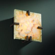 Justice Design Group ALR-5550-DBRZ-LED-1000 - Clips Square Wall Sconce (ADA)