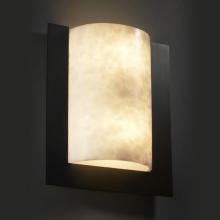 Justice Design Group CLD-5562-DBRZ-LED-2000 - Framed Rectangle 3-Sided Wall Sconce (ADA)