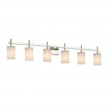 Justice Design Group CLD-8416-10-NCKL - Union 6-Light Bath Bar