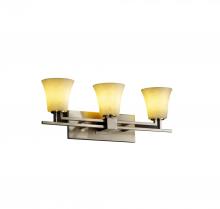 Justice Design Group CLD-8703-10-MBLK - Aero 3-Light Bath Bar