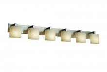 Justice Design Group CLD-8926-10-NCKL - Modular 6-Light Bath Bar