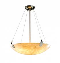 Justice Design Group CLD-9622-35-NCKL-LED-5000 - 24" Pendant Bowl w/ U-Clips